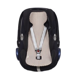WALKING MUM – FORRA PARA CADEIRA AUTO PRALINÉ STRIPS MOKA
