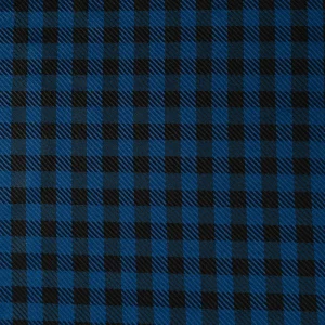 Tecido xadrez azul e preto