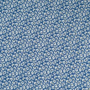 Viscose azul estampada