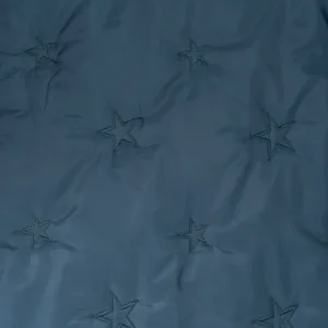 Acolchoado acolchoado com estrela azul