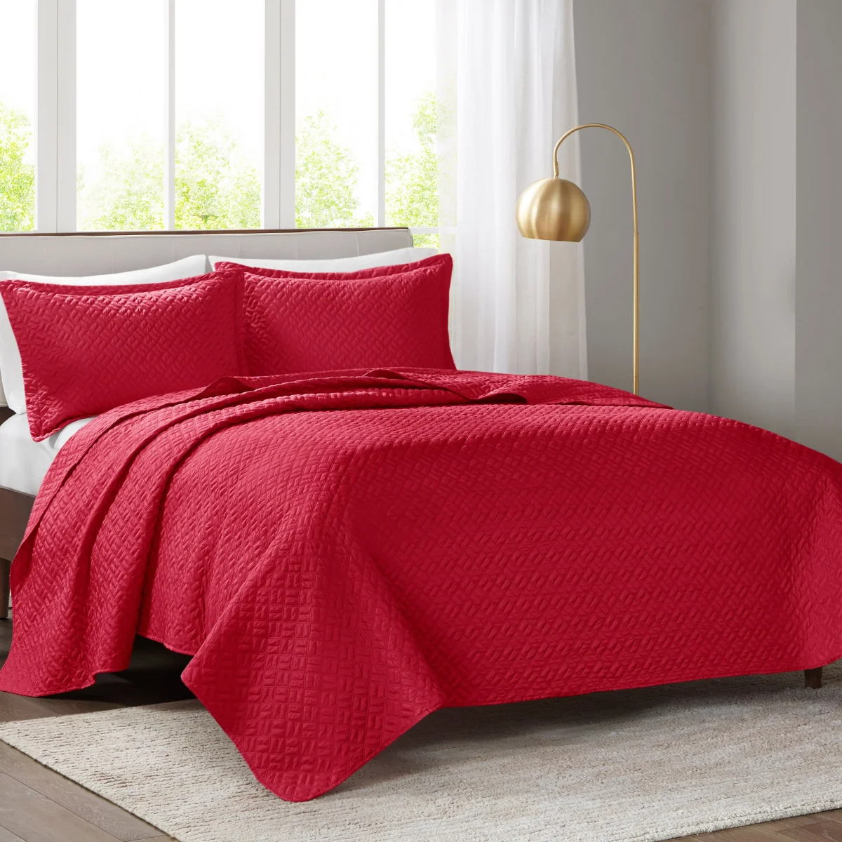 Kit Colcha 3 peças Queen Siena Attuale 150 fios
