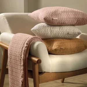 Almofada Karsten Movaz 100% Algodão 310g/m² 45x45cm Marrom