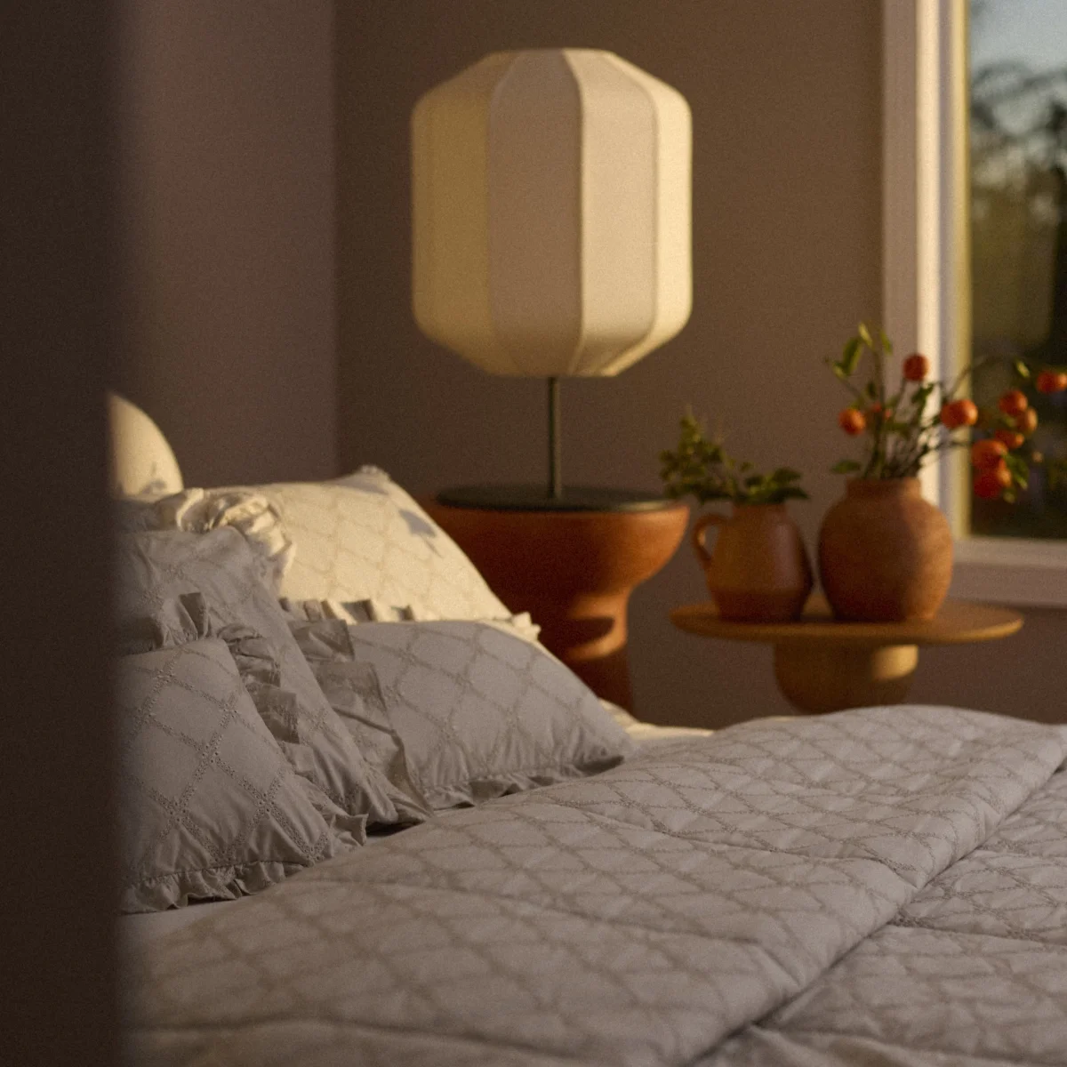 Almofada Rinzeira Buddemeyer Luxus Ivory 100% Algodão Bege Duna 30x50cm - Image 3