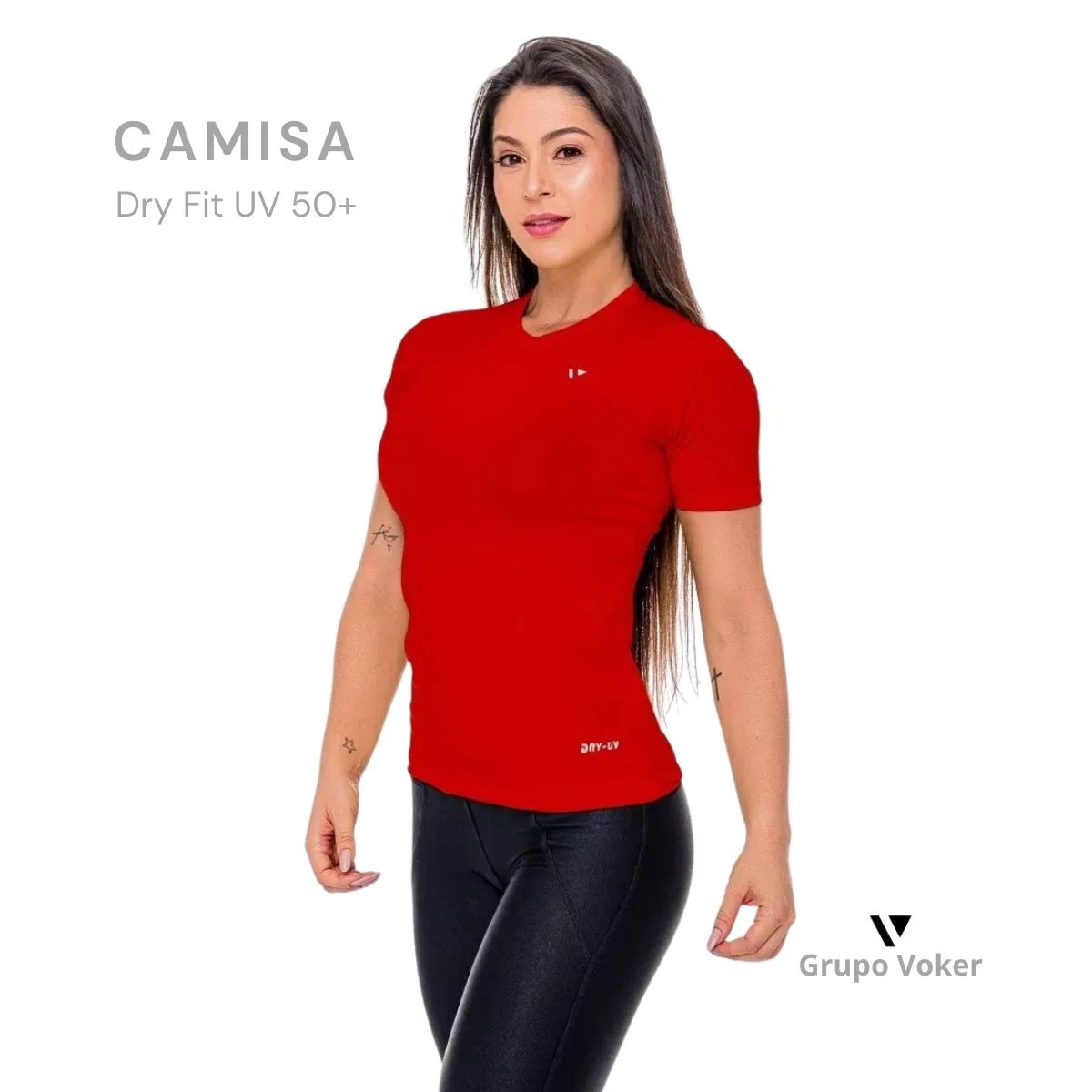 Camisa Térmica Feminina Voker Dry Fit UV 50+ | Fit Academia - Image 4