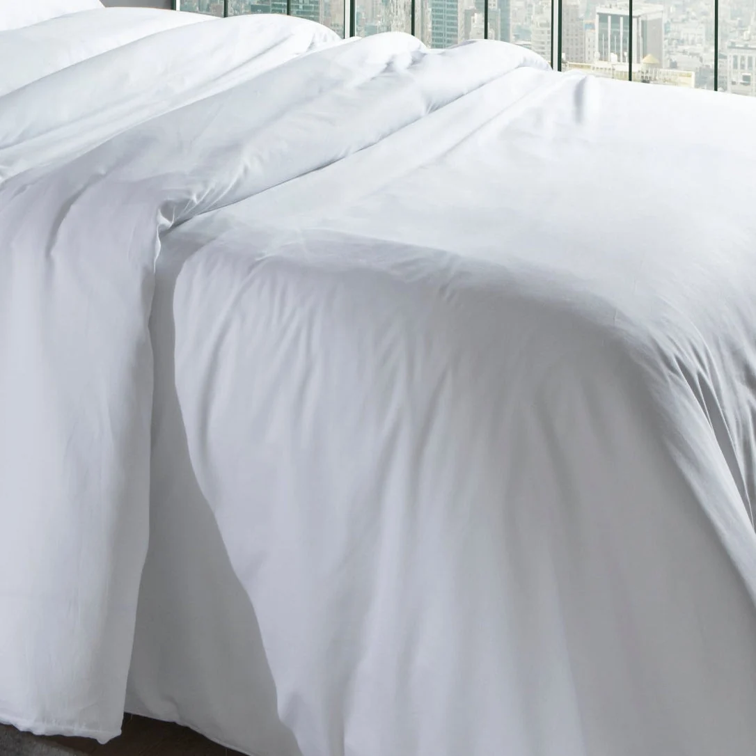 Capa de Duvet Kacyumara Satinee Branco Queen 300 Fios Percal - Image 4