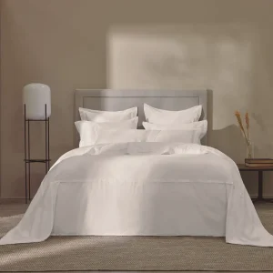 Capa de Edredom King Trussardi Vercelli Branco 300 Fios 100% Algodão Egípcio (2,90m x 2,70m)