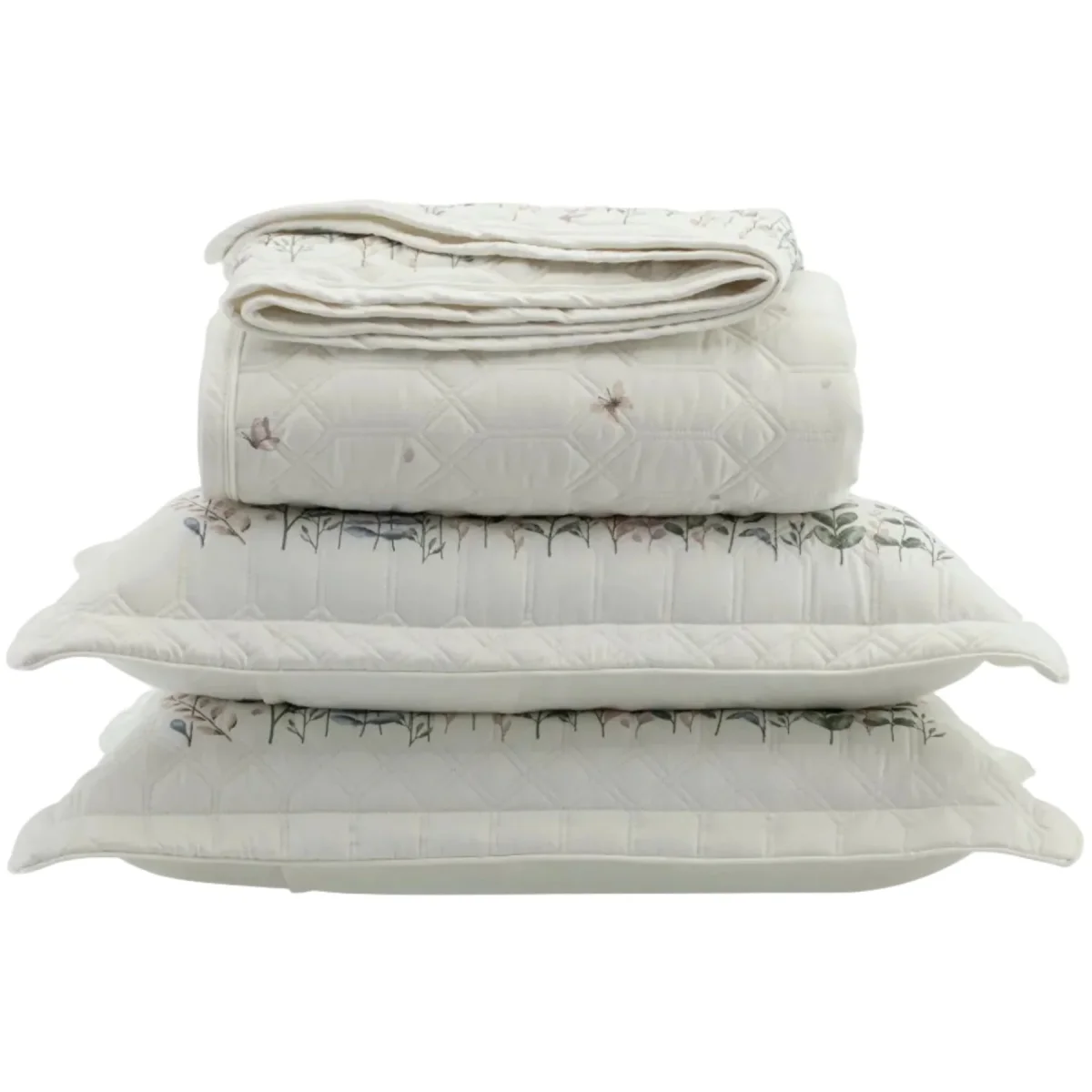 Cobreleito King Kacyumara Lazio 300 Fios Melis com 2 Portas Travesseiro 2,80m x 2,60m - Image 4