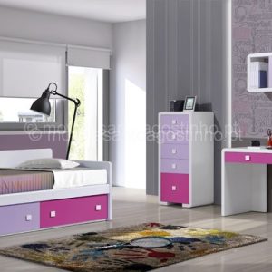 Conjunto quarto compacto Alvin 1