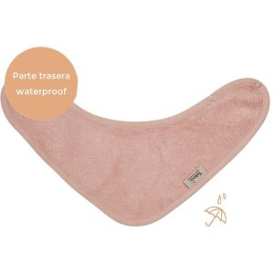 TIMBOO – BANDANA BIB WATERPROF MISTY ROSE