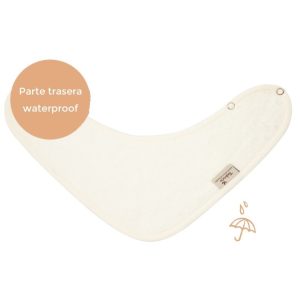 TIMBOO – BANDANA BIB WATERPROF DAISY WHITE