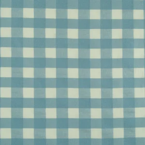 Vichy Batista algodão camafeu azul
