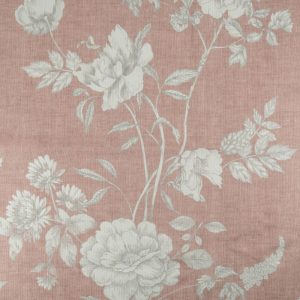 Tela floral rosa-pó
