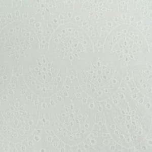 Tuberosa de algodão branco perfurado