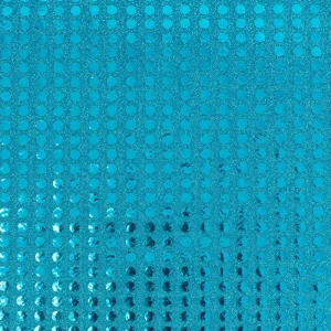 Azul scuba com lantejoulas a escorrer