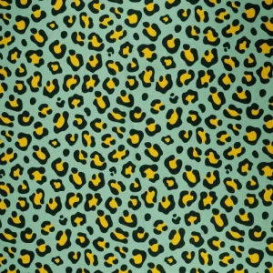Semipanamá leopardo garrafa e menta
