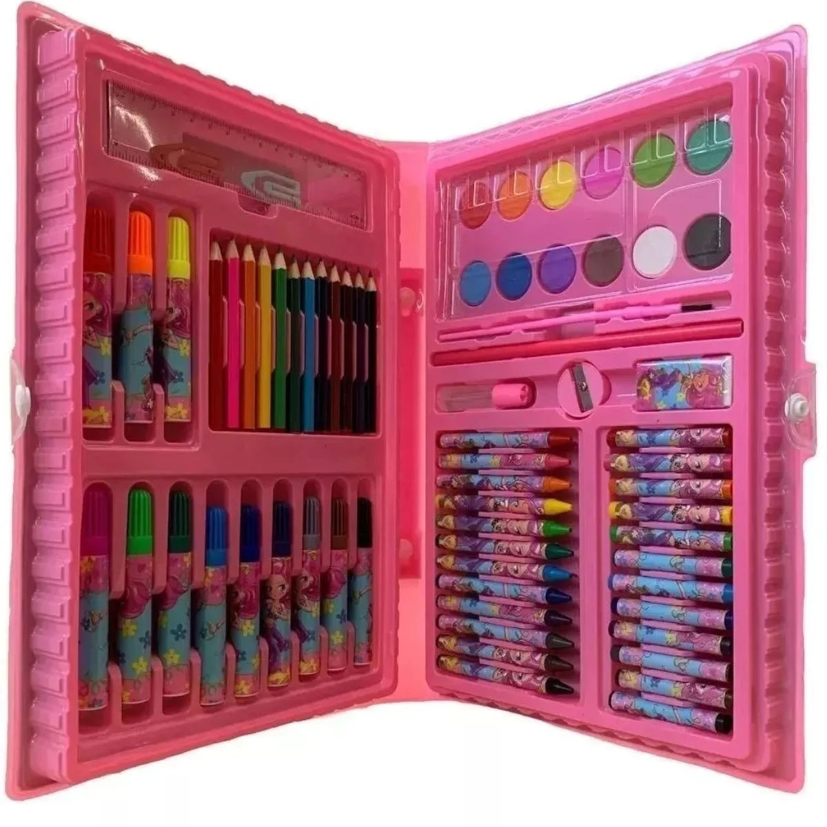 Ninho Boy – Maleta de Pintura Infantil (68 peças, Cores Unicórnio) | Estojo Escolar | Canetinha - Image 6
