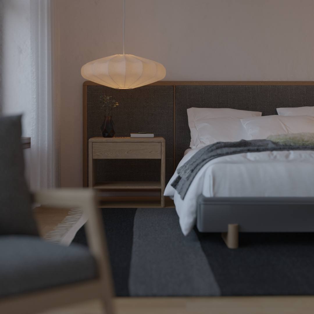 Cama Casal Nogga com painel 109.206.302 – Portukahf - Image 3