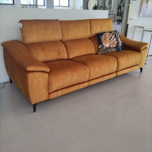 Sofá 3 lugares Fiori com relaxes elétricos