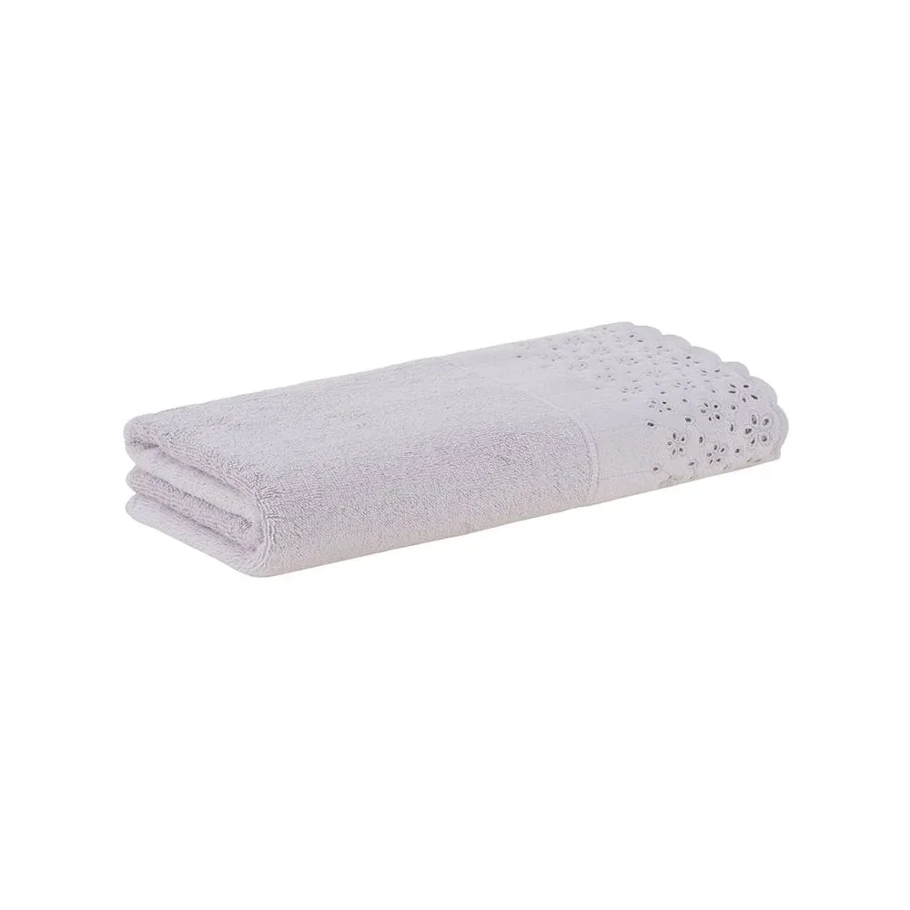 Toalha de Rosto Buddemeyer Crystal com Aplicação – Lilás - Image 5