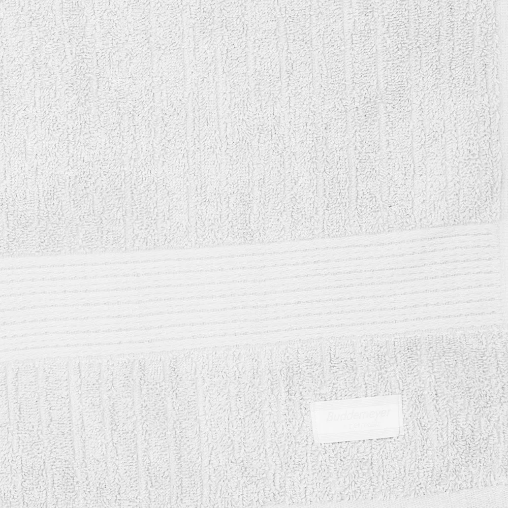 Toalha de Banho Buddemeyer Fio Penteado Canelado – Branco – 70cm x 1,40m - Image 3