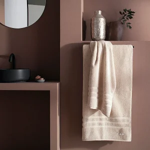 Toalha de Banho Gigante Buddemeyer Luxus Hotel New York Dual Air Bege 90x170cm