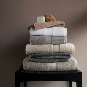 Toalha de Rosto Buddemeyer Luxus América Algodão Egípcio Cinza 48x90cm