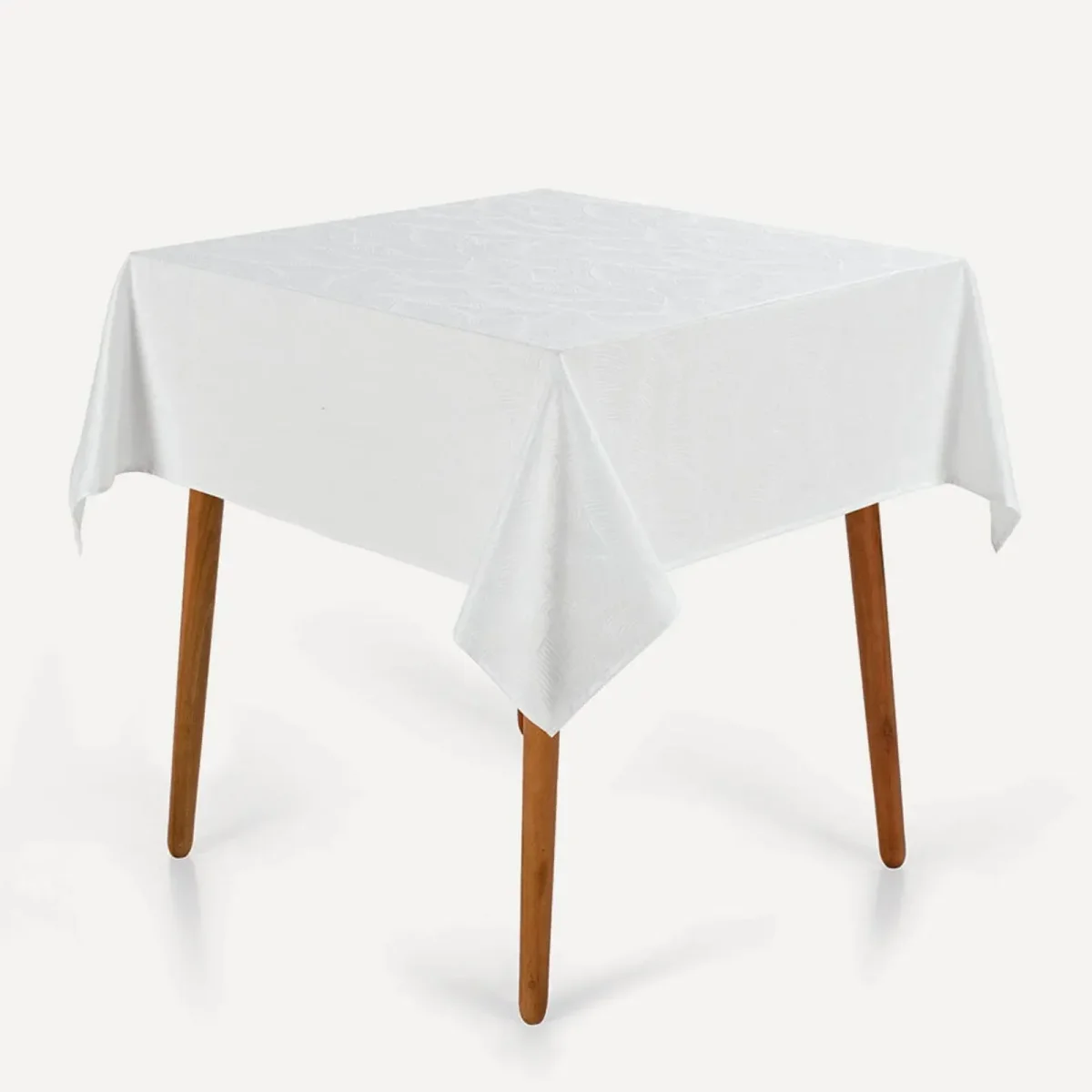 Toalha de Mesa Karsten Tilia Branco Quadrada – 1,40 x 1,40m - Image 4