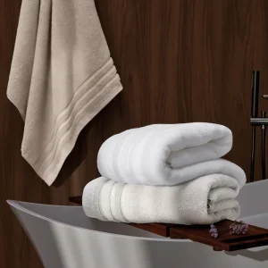 Toalha de Rosto Trussardi Divine 100% Algodão Egípcio Gelo 48x90cm