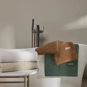 Toalha De Rosto Trussardi Veludo Borgia Gelo 48 x 80cm