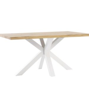 Mesa fixa Grace carvalho/branco -180