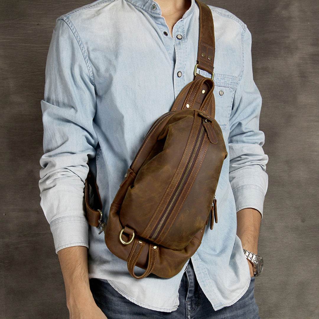 Crossbody Masculina BP 804 Couro Legítimo - Image 2