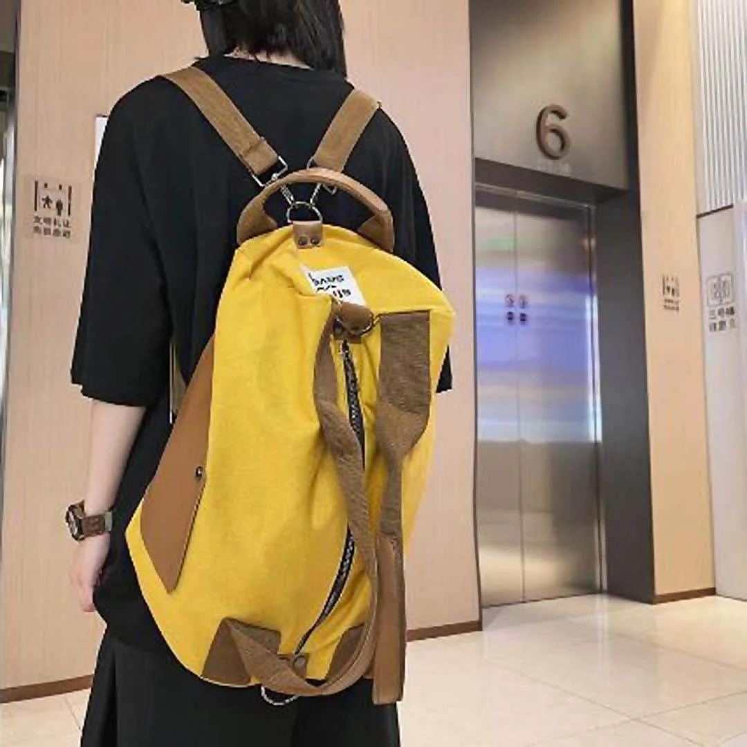 Bolsa de Viagem BP 607 Compacta em Lona + Couro