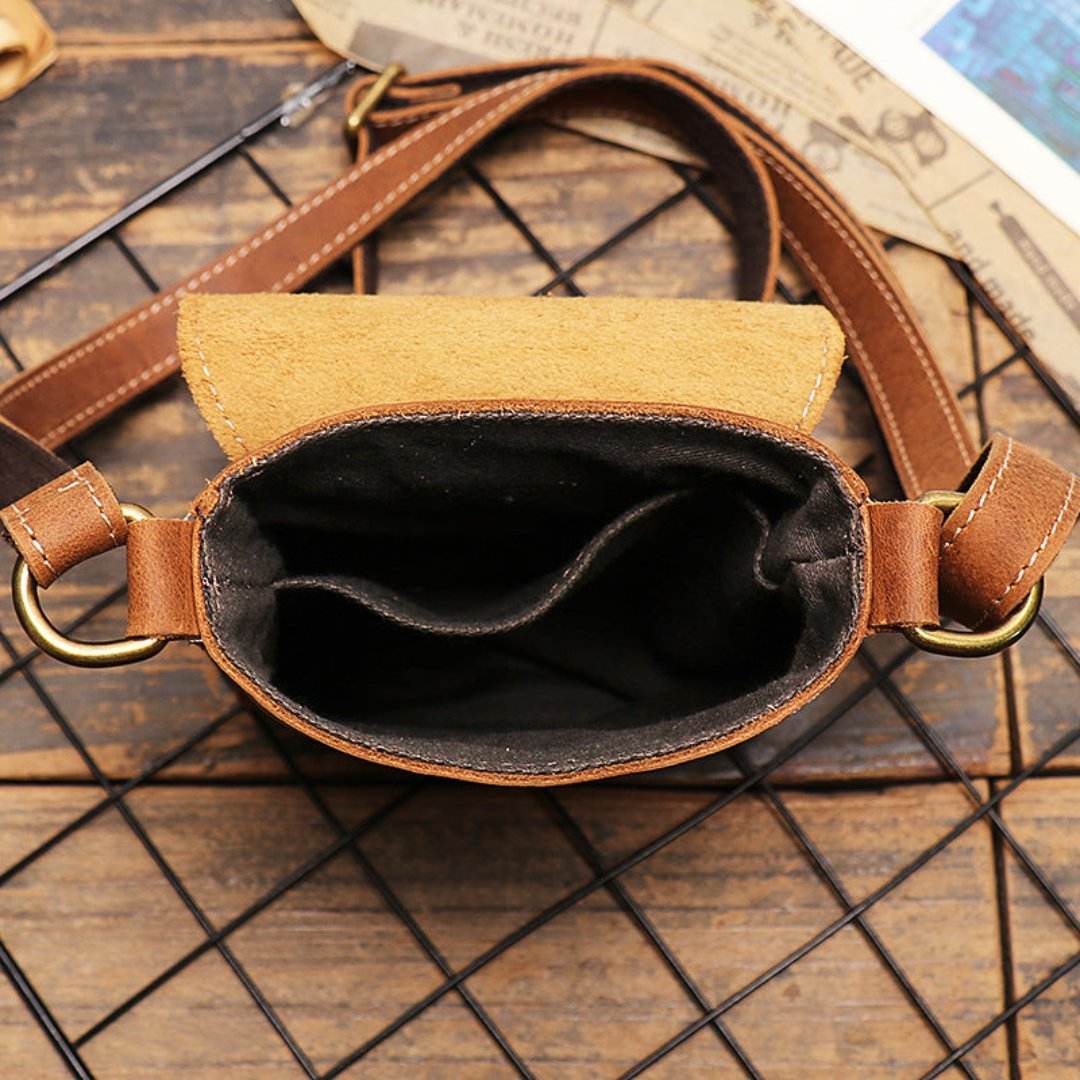 Crossbody BP 802 Compacta Couro Legítimo Design Slim - Image 8