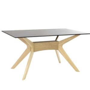 Mesa fixa Eloise 160 gris atenea / carvalho