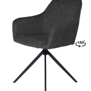 Cadeira Rotativa Amália gris escuro