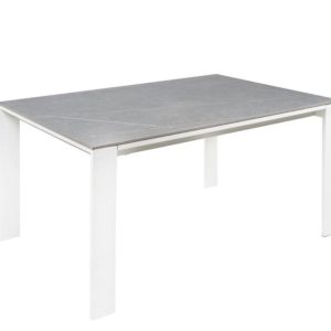 Mesa Extensível Janet140 gris/branco