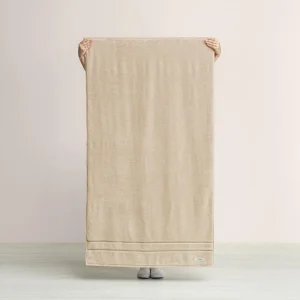 Toalha Banho Fio Zero Twist 100% Algodão Plaza Bege