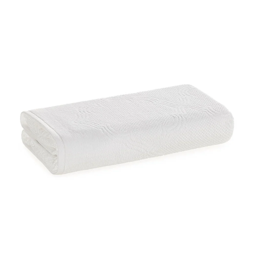 Toalha Banhão Fio Cardado 100% Algodão Galbe Branco - Image 2